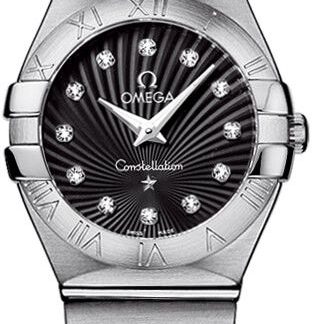 Omega Constellation 24mm Diamond Dial Women's Watch 123.10.24.60.51.001