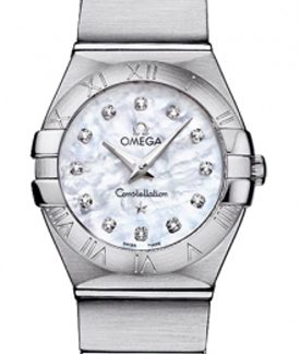 Omega Constellation Mother of Pearl Diamond Women's Watch 123.10.24.60.55.001