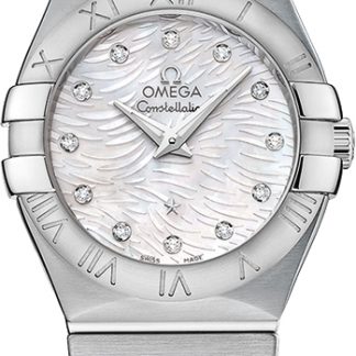 Omega Constellation Quartz 27mm Women's Watch 123.10.27.60.55.004