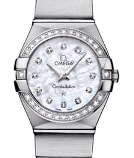 Omega Constellation 24mm Steel Women's Watch 123.15.24.60.55.001