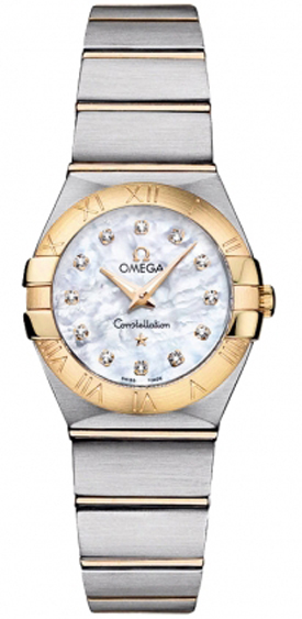 Omega Constellation Diamond Two-tone Women's Watch 123.20.24.60.55.002