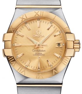 Omega Constellation Gold Dial Dress Watch 123.20.35.20.08.001