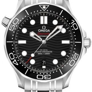 Omega Seamaster Black Dial Men's Diver Watch 210.30.42.20.01.001