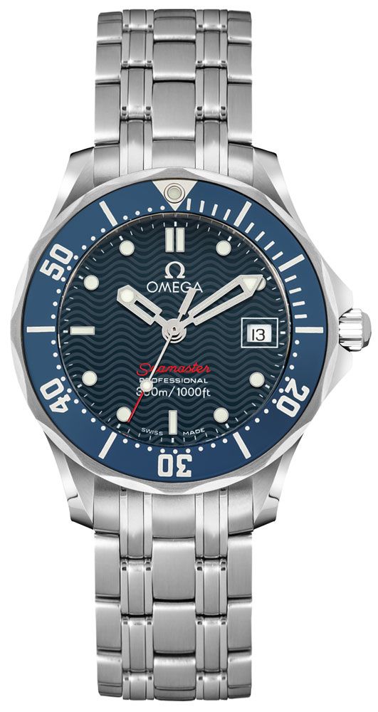 Omega Seamaster Blue Dial Women's Divers Watch 2224.80.00