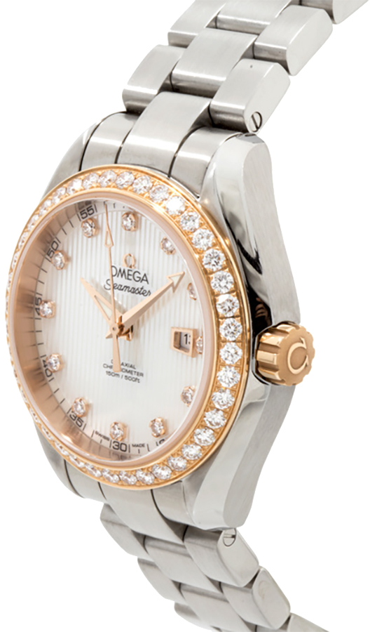 omega seamaster aqua terra diamond dameur 231.25.34.20.55.003 - Billede 2
