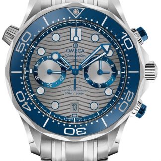Omega Seamaster Chronograph Grey Dial Men's Watch 210.30.44.51.06.001
