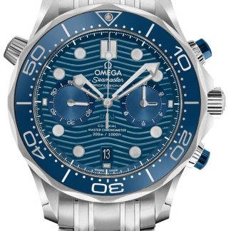 Omega Seamaster Chronograph Blue Dial Men's Watch 210.30.44.51.03.001