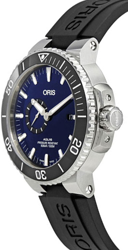 oris aquis liten sekund, datum män klocka 74377334135rs - Bild 2