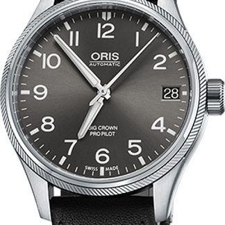 Oris Big Crown ProPilot Date Grey Dial Watch 75176974063LS