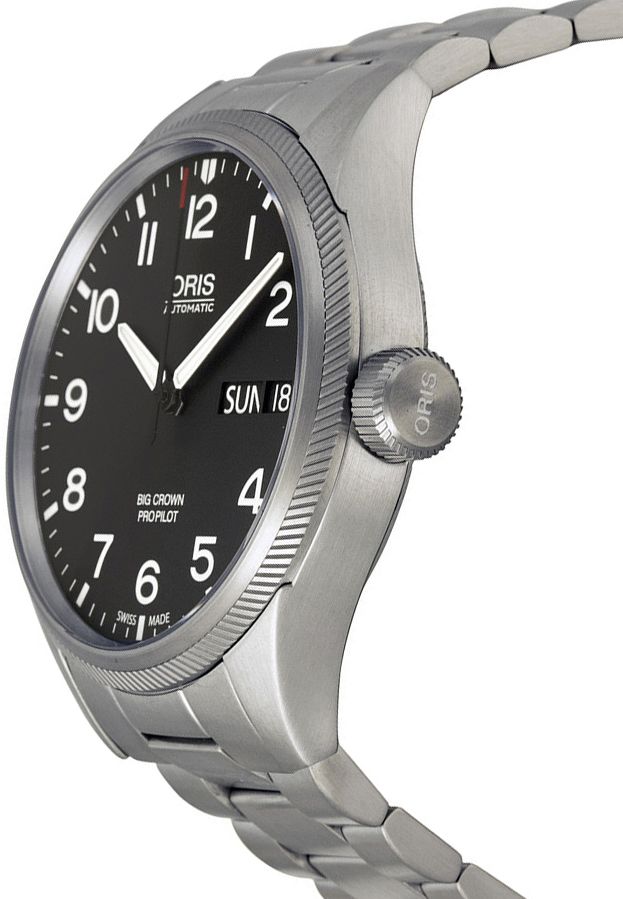 oris big crown propilot dag datum män klocka 75276984164mb - Bild 2
