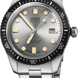 Oris Divers Sixty-Five Silver Dial Men's Watch 73377204051MB