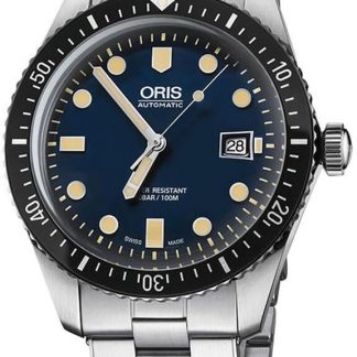 Oris Divers Sixty-Five Blue Luminous Dial Men's Watch 73377204055MB