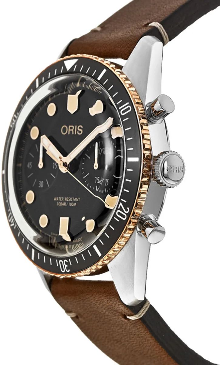 Oris Divers Sixty-Five Chronograph Men's Watch 77177444354LS - Image 2