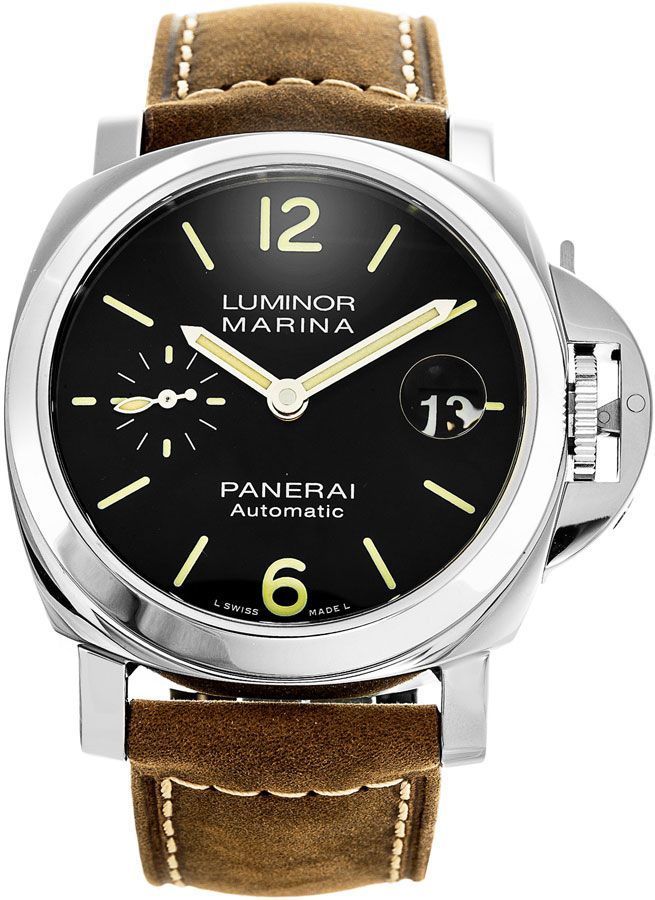 Panerai Luminor Marina Black Dial herrklocka PAM01048