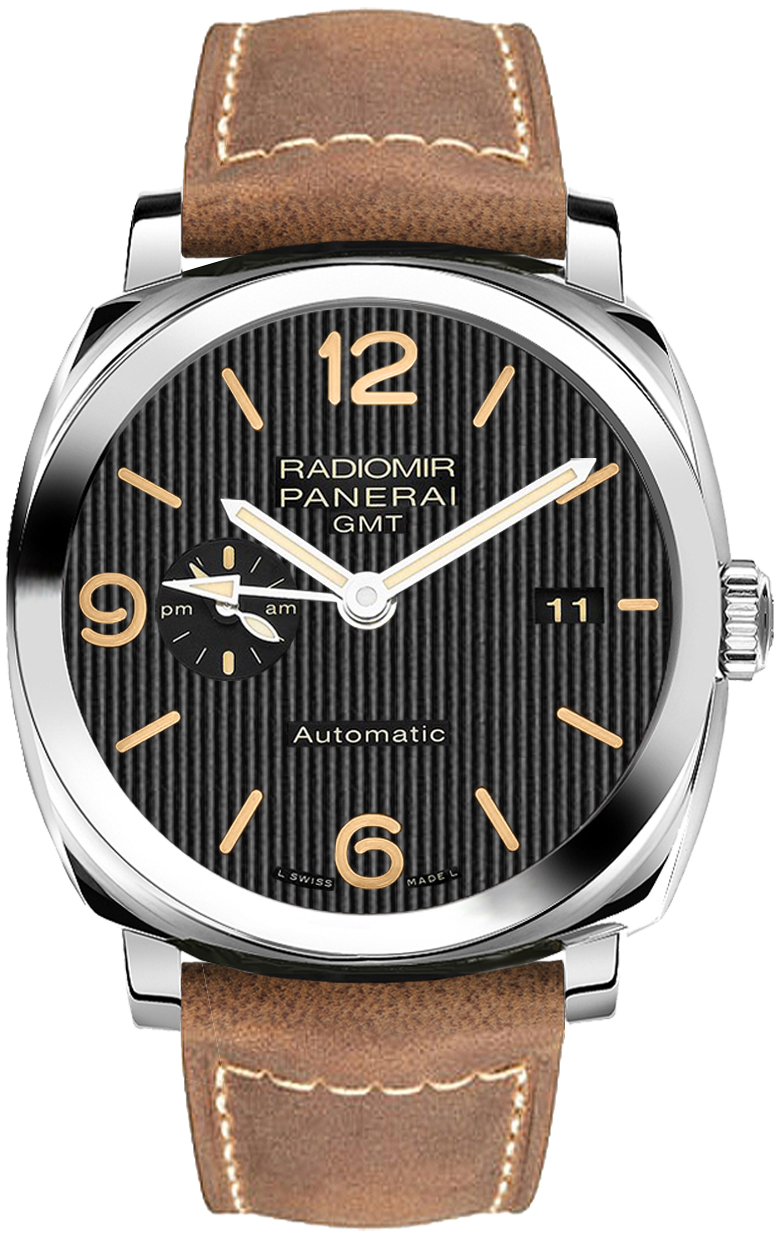 Panerai Radiomir 1940 GMT 3 Tage Gangreserve Limited Edition Herrenuhr PAM00657