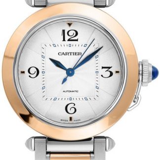 Cartier Pasha Rose Gold & Steel Women's Watch W2PA0008