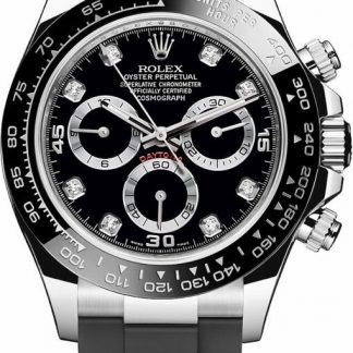 Rolex Cosmograph Daytona Black Diamond Dial Men's Watch 116519LN-0025