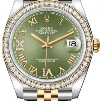 Rolex Datejust 36 Oystersteel Yellow Gold Luxury Watch 126283RBR-0011