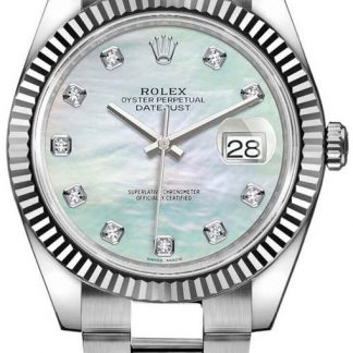 Rolex Datejust 41 Diamond Men's Diamond Watch 126334-0019