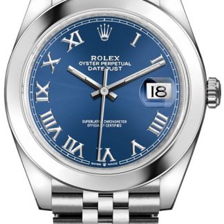 Rolex Datejust 41 Blue Dial Jubilee Bracelet Men's Watch 126300-0018