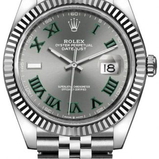 Rolex Datejust 41 skiffer grå män klocka 126334-0022