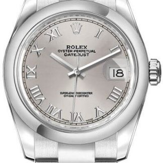 Rolex Lady-Datejust 26 Silver Dial Women's Watch 179160