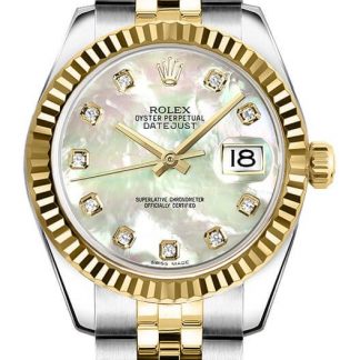 Rolex Lady-Datejust 26 Gold & Steel Watch 179173