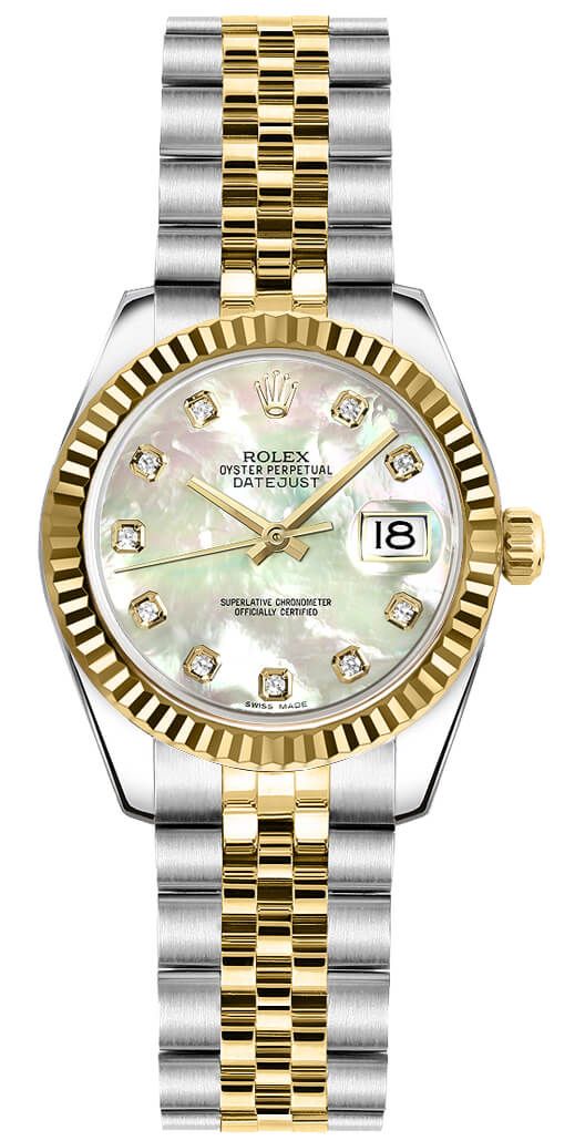 Rolex Lady-Datejust 26 Gold & Steel Watch 179173
