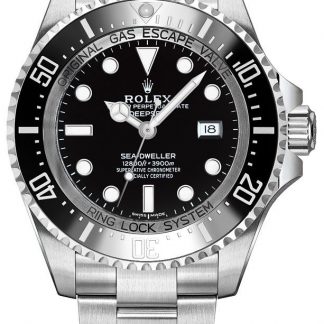 Rolex Deepsea Black Dial Men's Watch 116660-0001