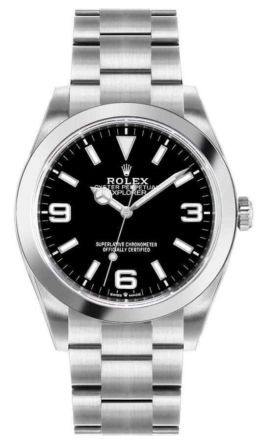 Rolex Explorer 36mm Oystersteel Unisex Watch 124270-0001