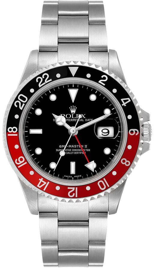 Rolex GMT-Master II Coke Black Dial Men's Watch 16710