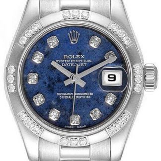 Rolex Lady-Datejust 26 Presidential Diamond Bezel Women's Watch 179369