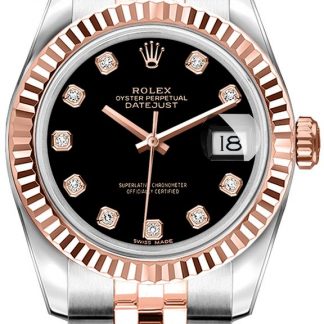 Rolex Lady-Datejust 26 Everose Gold & Steel Women's Watch 179171