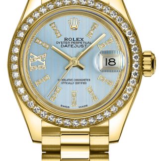 rolex dame-datejust 28 solid 18k guld diamant dameur 279138rbr-0008