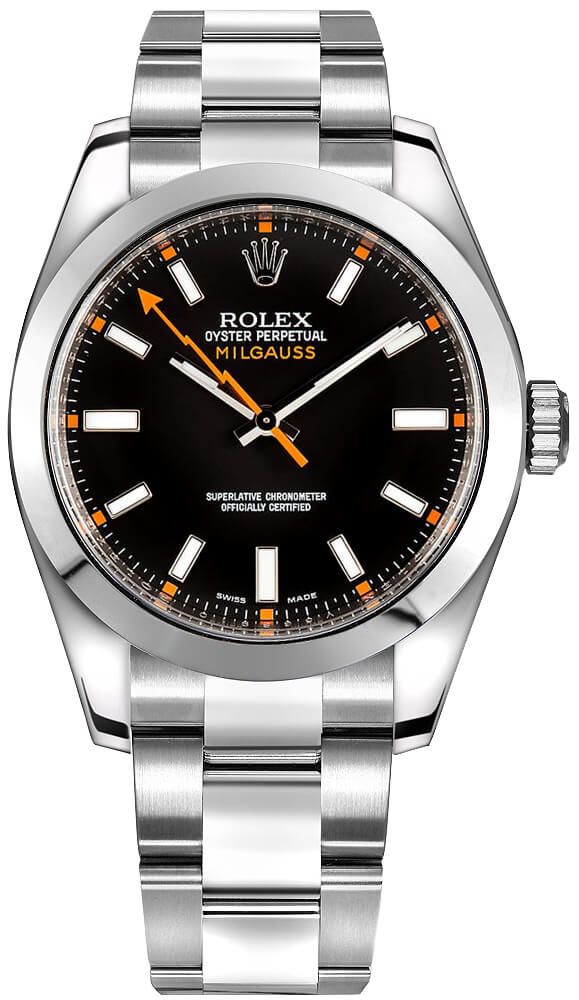 rolex milgauss reloj de los hombres 116400-0001