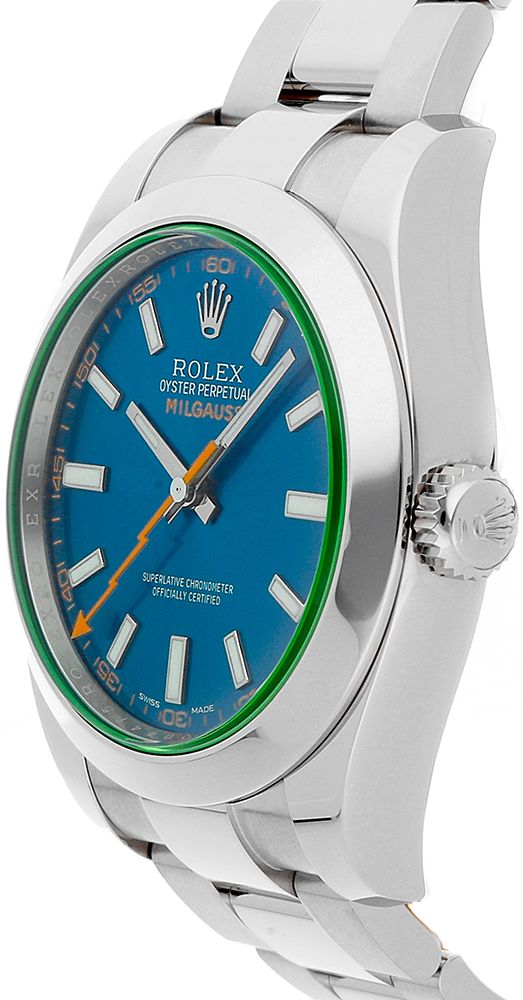 Rolex Milgauss Z-sininen dial ylellisyyttä miesten katsella 116400gv-0002 - Image 2