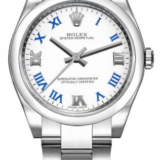 Rolex Oyster Perpetual 31 White Dial Gold & Steel Watch 177200