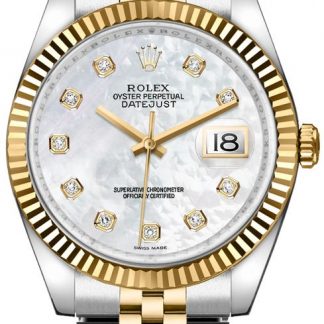 Rolex Datejust 36 Mother of Pearl Diamond Watch 116233