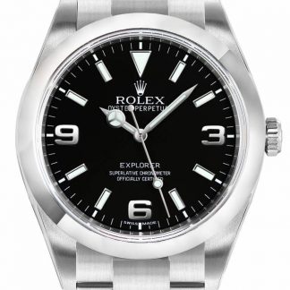 Rolex Explorer Black Dial Automatic Men's Watch 214270-0001