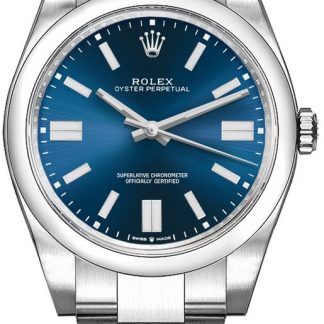 Rolex Oyster Perpetual 41 Blue Dial Men's Watch 124300-0003