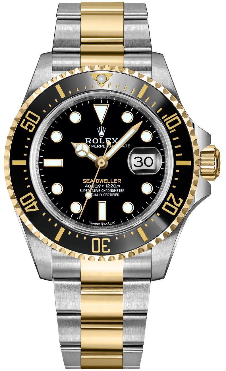 Rolex Sea-Dweller guld oystersteel män klocka m126603-0001