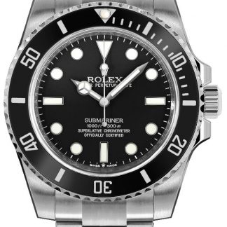 Rolex Submariner Black Dial Men's Diving Watch 124060-0001