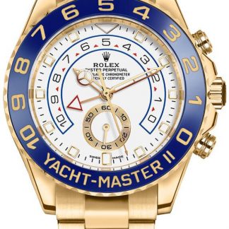 Rolex Yacht-Master II 18k Yellow Gold Men's Luxury Watch 116688