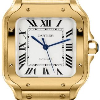 Cartier Santos De Cartier 18k Yellow Gold Unisex Watch WGSA0030