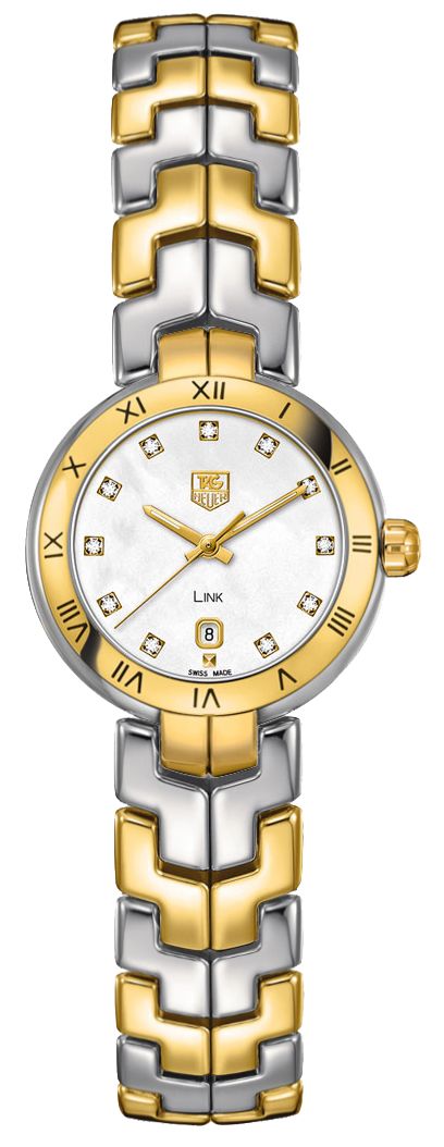 tag heuer länk diamant urtavla kvinnor klocka wat1453.bb0955