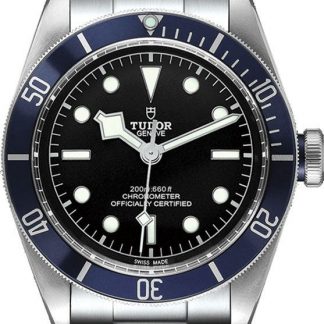 tudor heritage black bay 41mm stål män klocka m79230b-0008